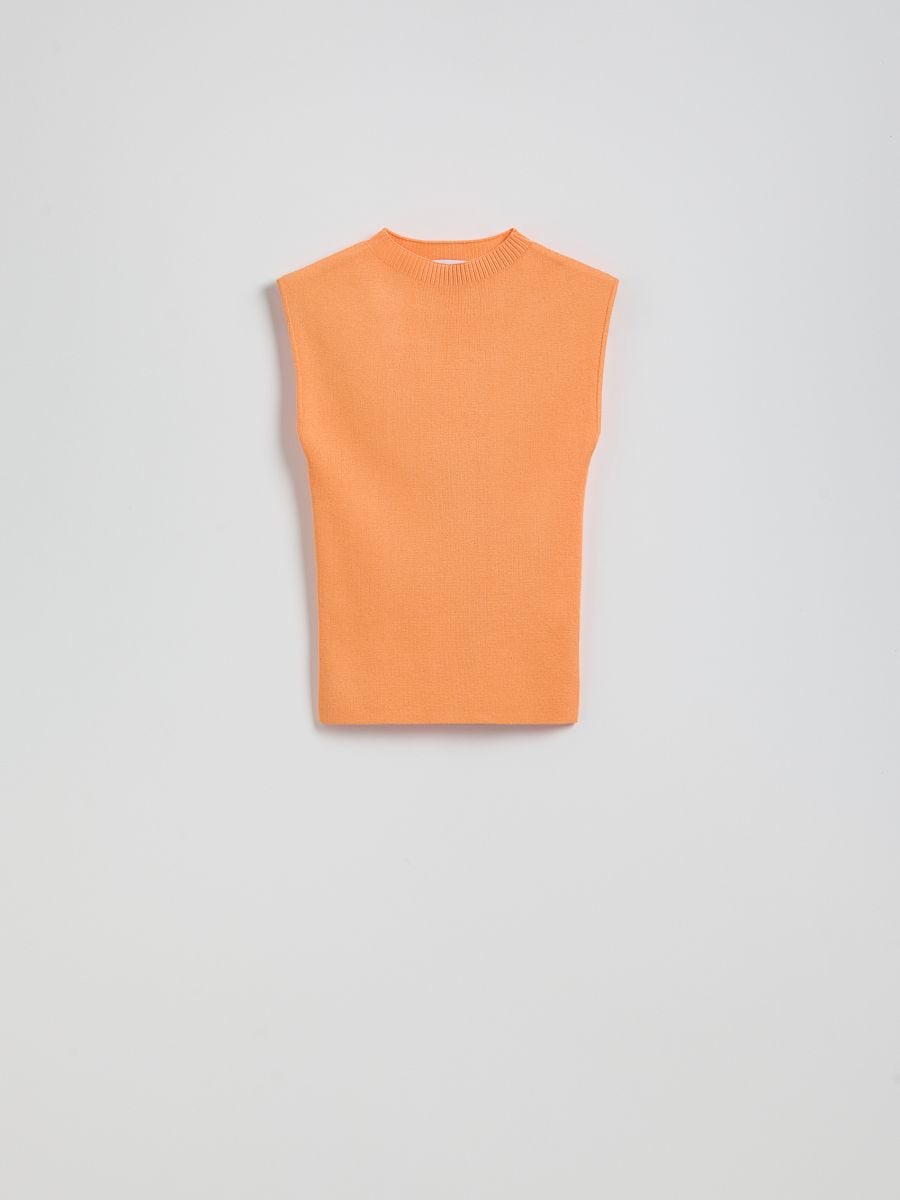 Knitted top - orange - RESERVED - 5