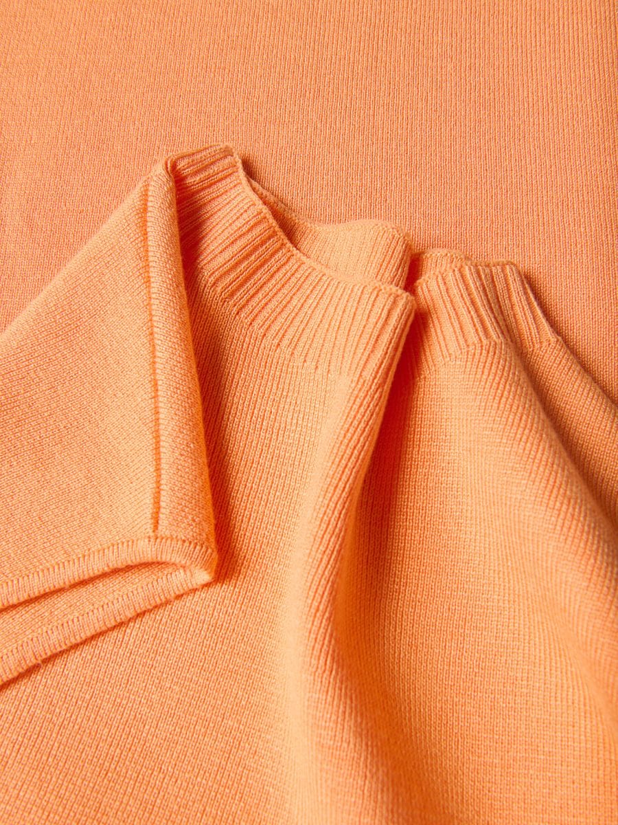 Knitted top - orange - RESERVED - 7