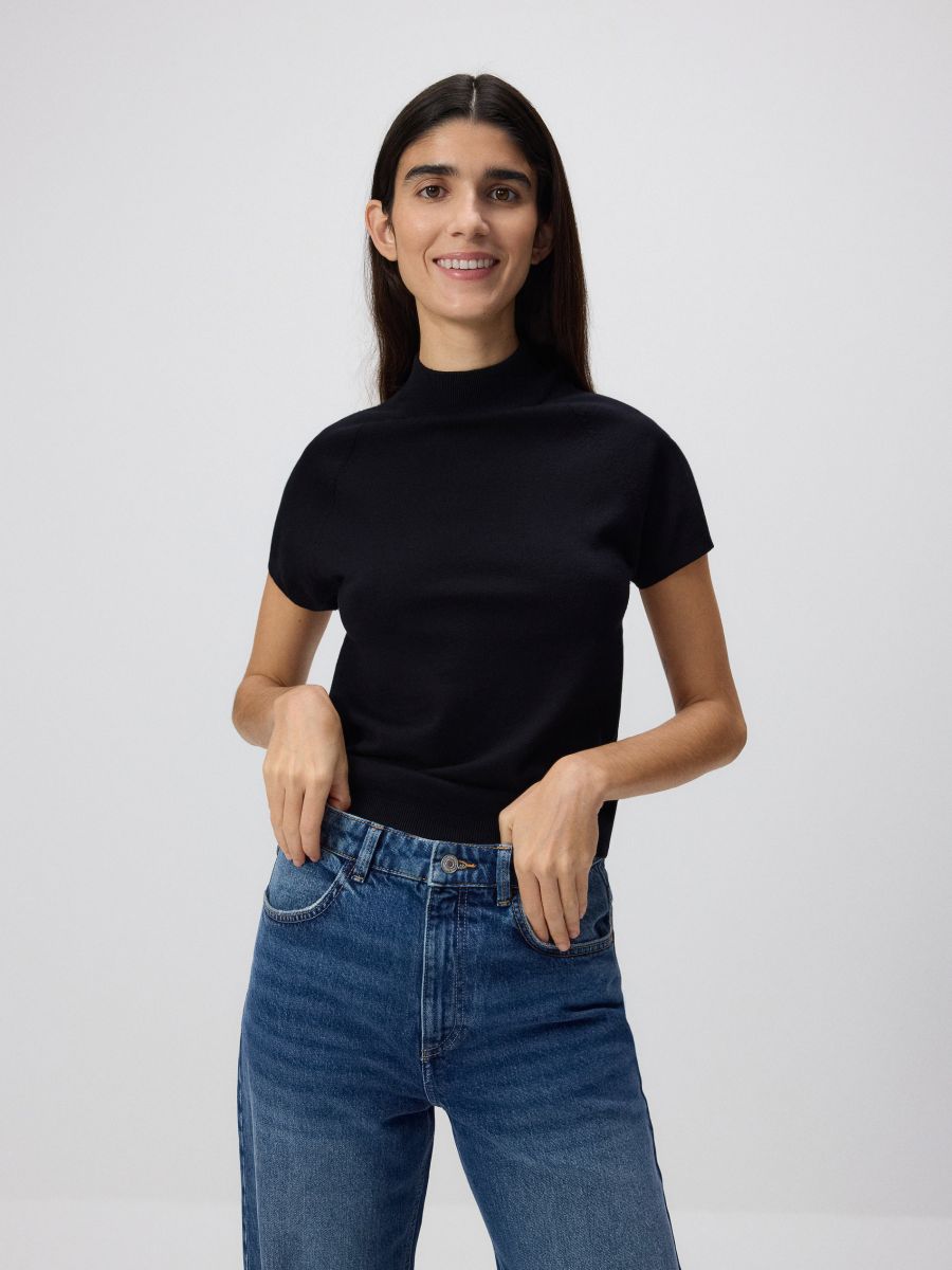 Viscose blend jumper - black - RESERVED - 4