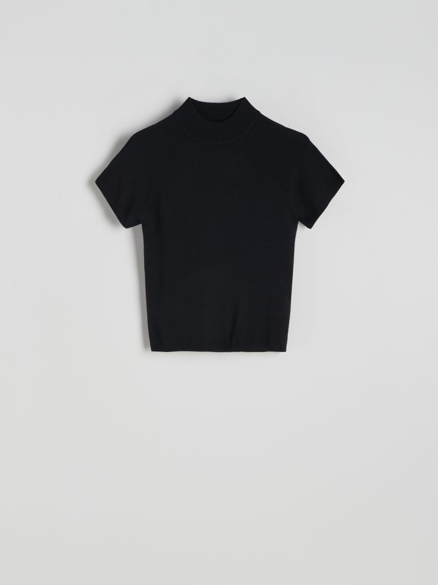 Sweater with viscose blend - black - RESERVED - 7