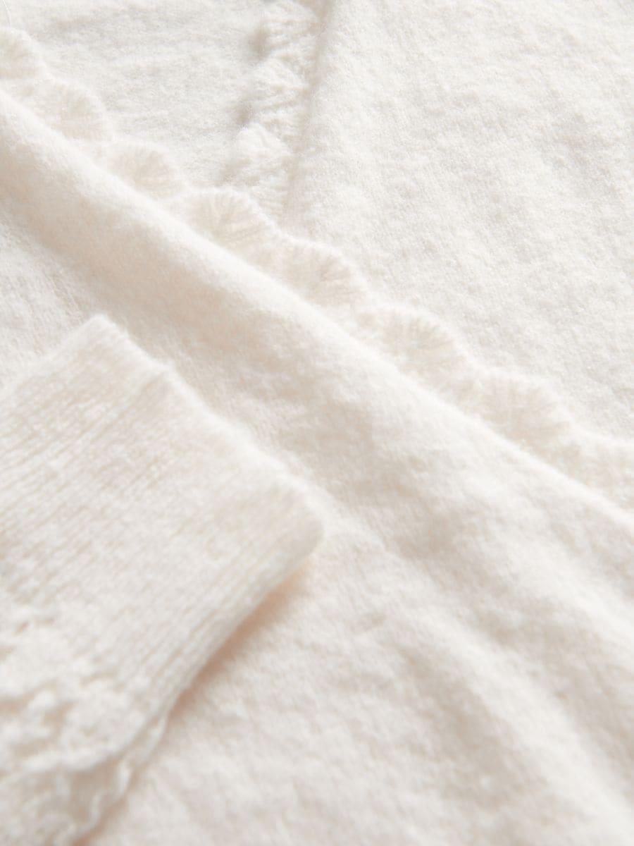 Wrap sweater - nude - RESERVED - 7