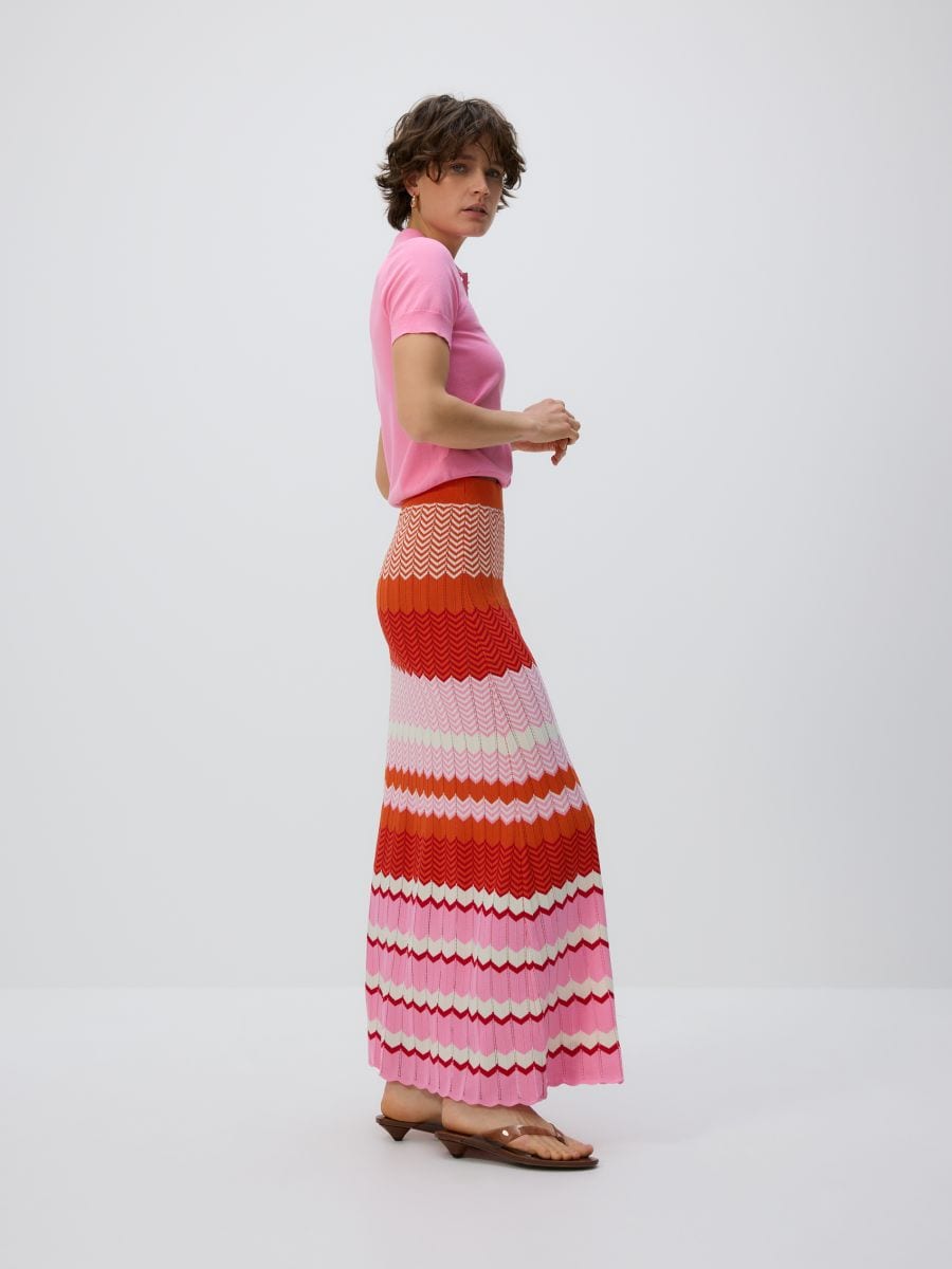 Pleteno maxi krilo - raznobarvna - RESERVED - 2