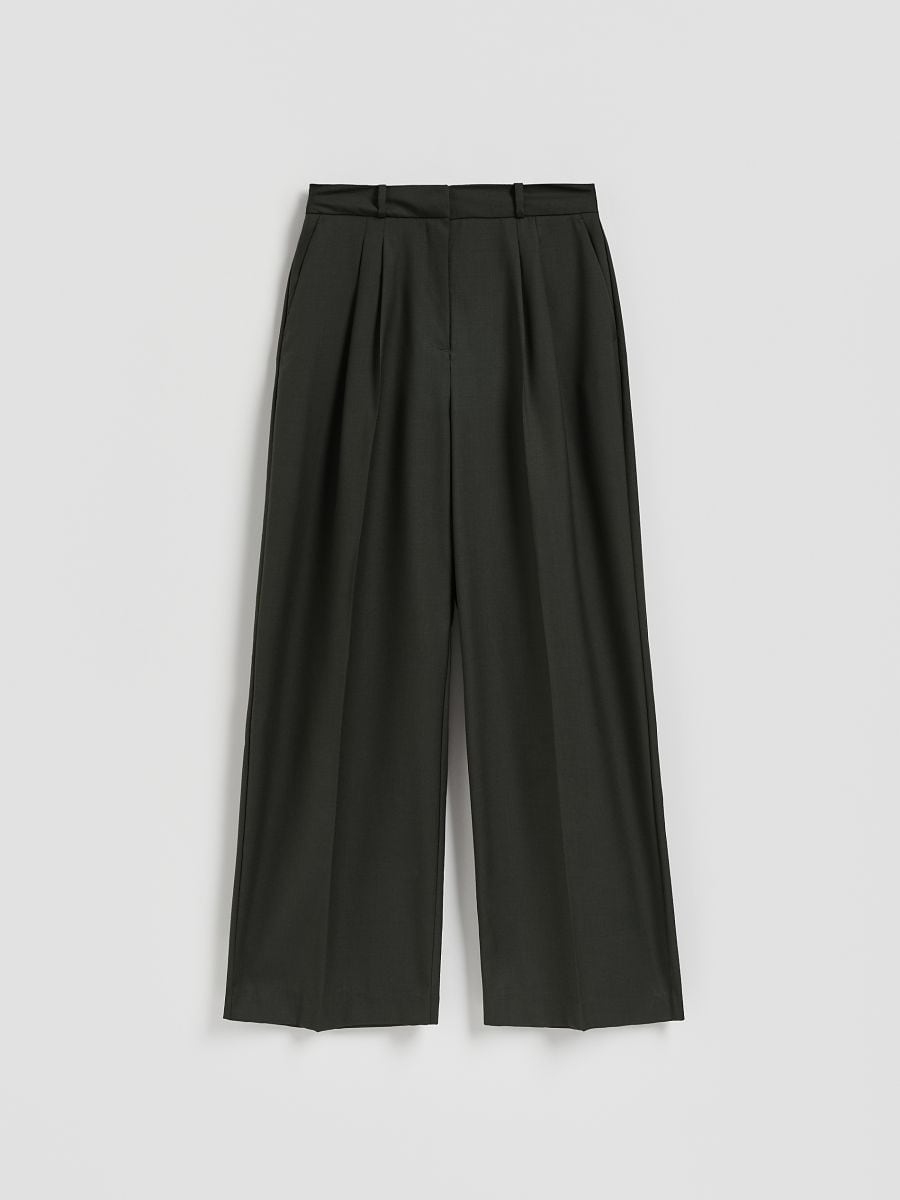 LADIES` TROUSERS - zeleno - RESERVED