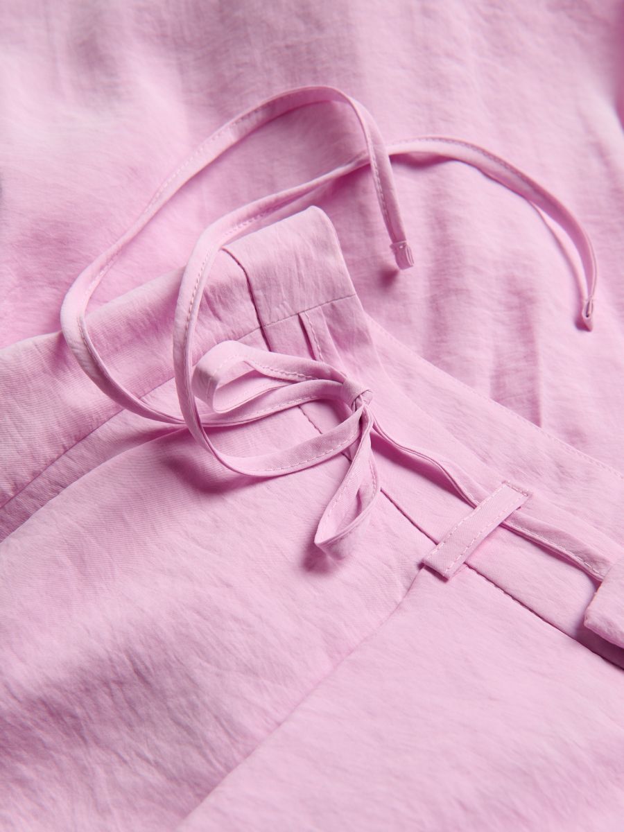 Loose modal blend trousers - pink - RESERVED - 6