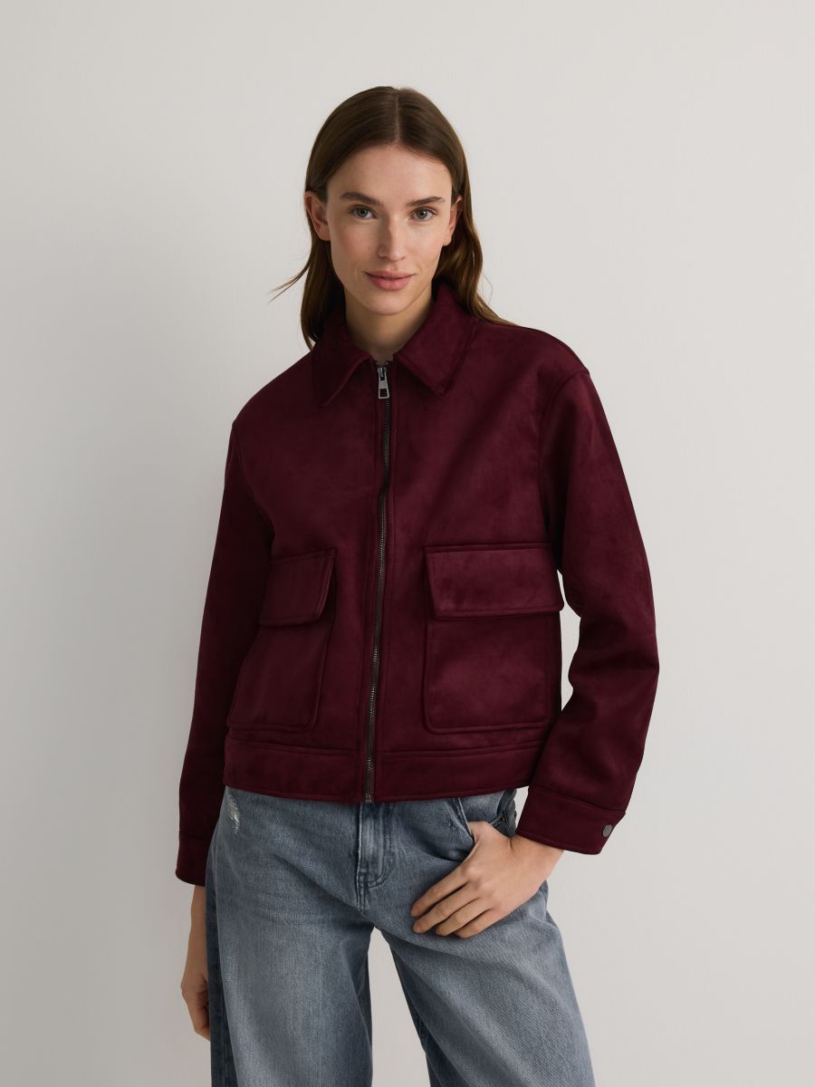 LADIES` OUTER JACKET - crvena - RESERVED - 2