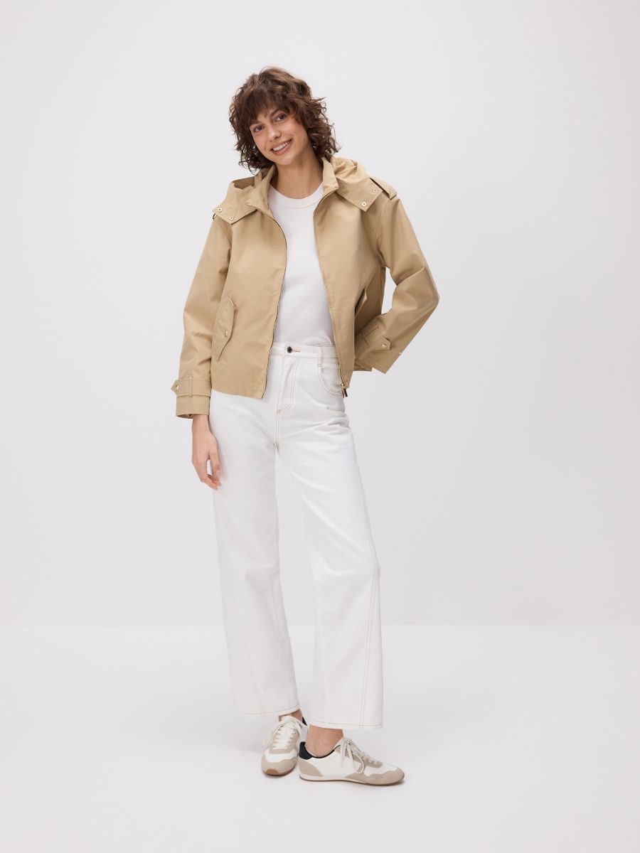 LADIES` OUTER JACKET - bež - RESERVED - 5