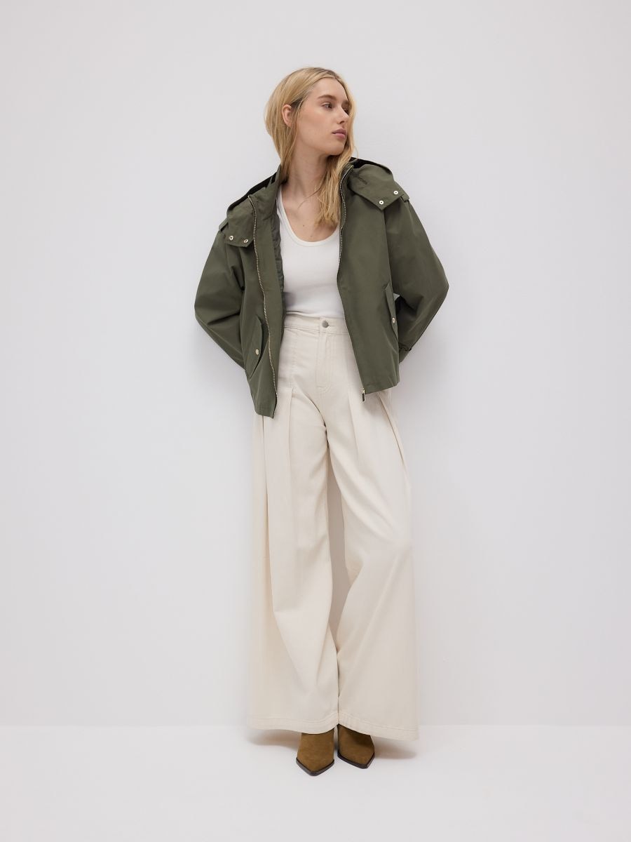 LADIES` OUTER JACKET - maslina - RESERVED - 5