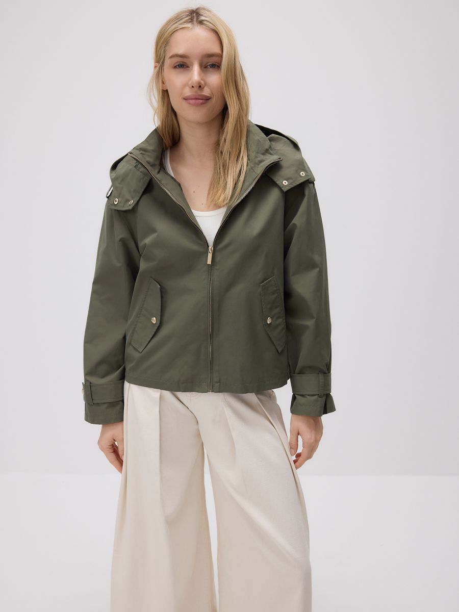 LADIES` OUTER JACKET - maslina - RESERVED - 3
