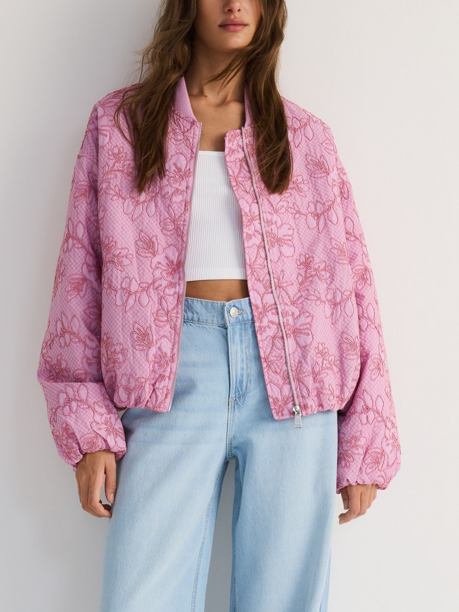 LADIES` OUTER JACKET - pink - RESERVED - 2