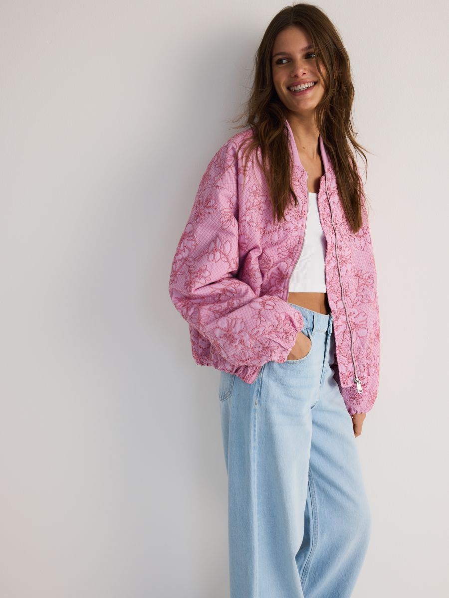 LADIES` OUTER JACKET - pink - RESERVED - 5