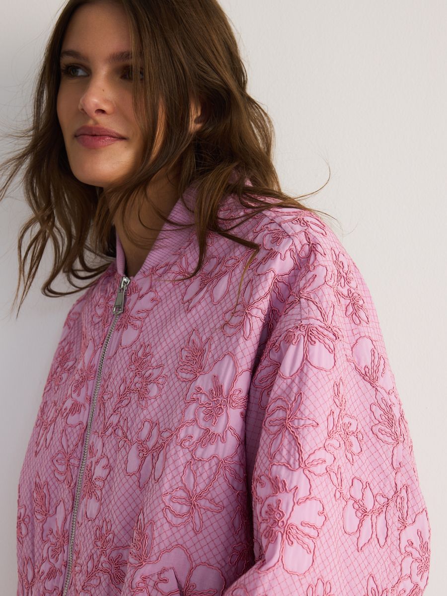 LADIES` OUTER JACKET - pink - RESERVED - 4