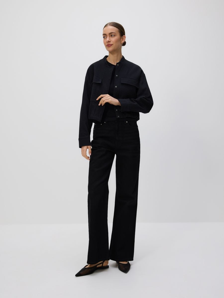 LADIES` OUTER JACKET - black - RESERVED - 2
