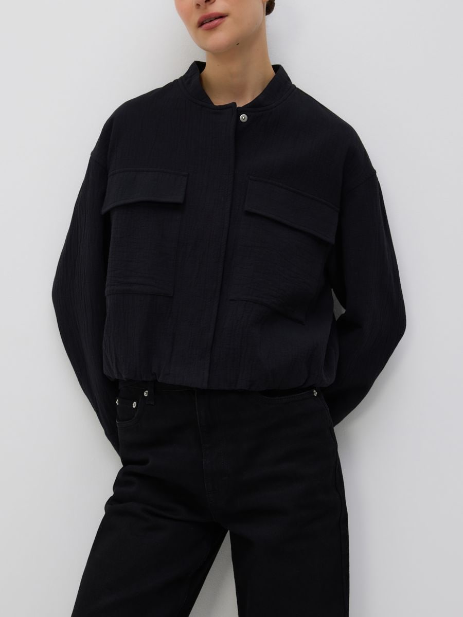 LADIES` OUTER JACKET - black - RESERVED - 5
