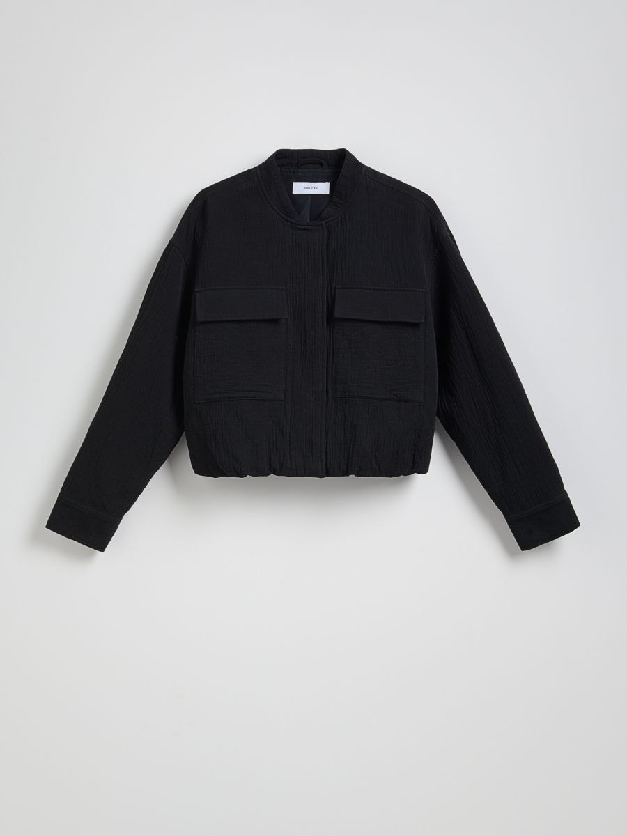 LADIES` OUTER JACKET - black - RESERVED - 7