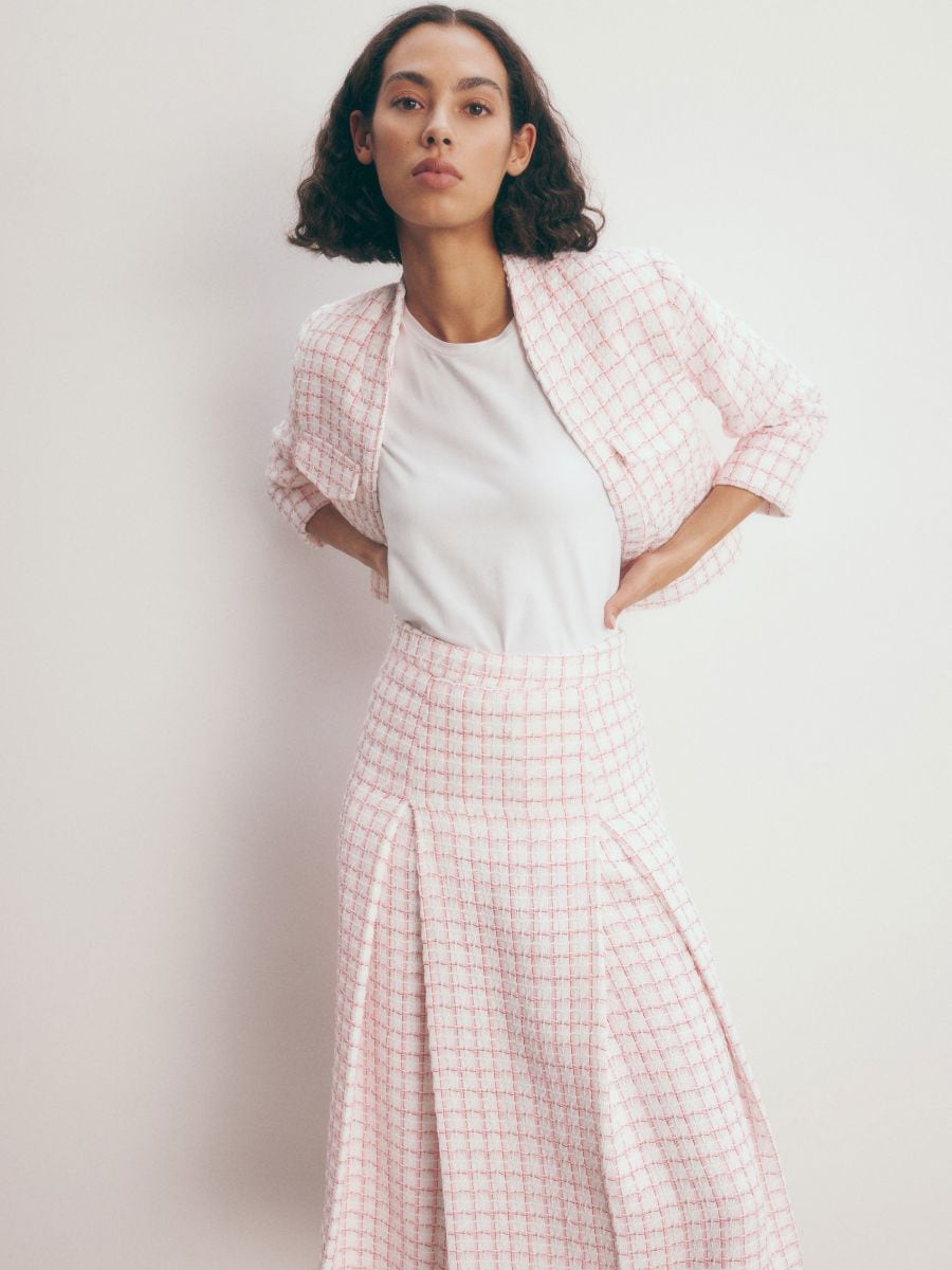 Check midi skirt - multicolor - RESERVED - 2