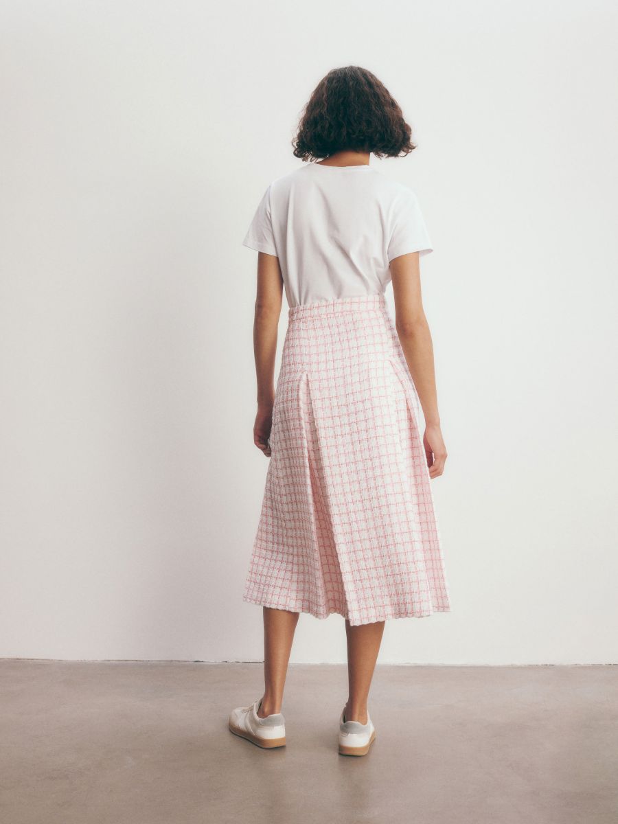 Check midi skirt - multicolor - RESERVED - 3