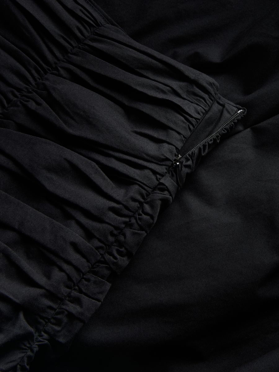 Jupe froncée - Noir - RESERVED - 4