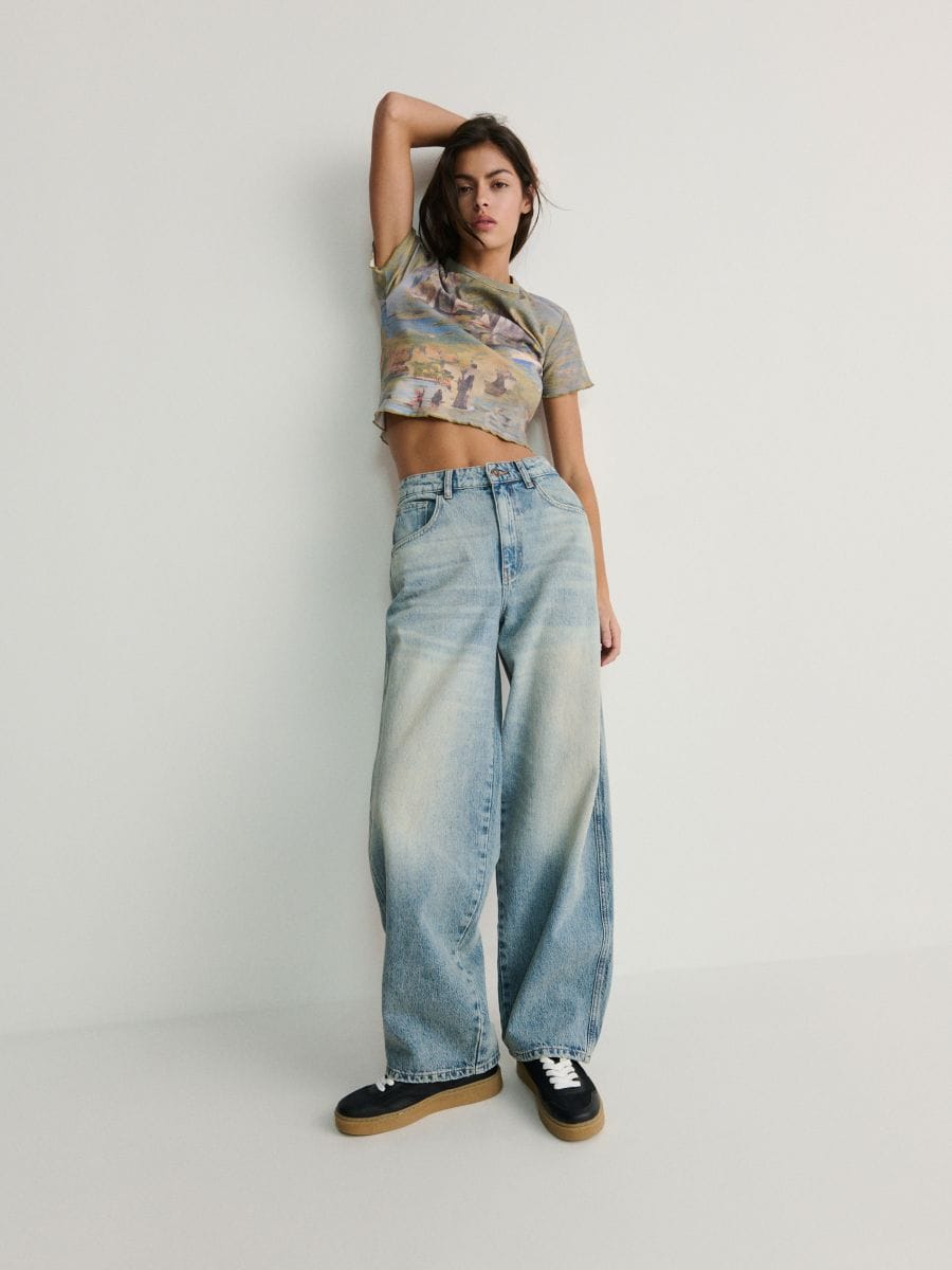 T-shirt with print - multicolor - RESERVED - 2