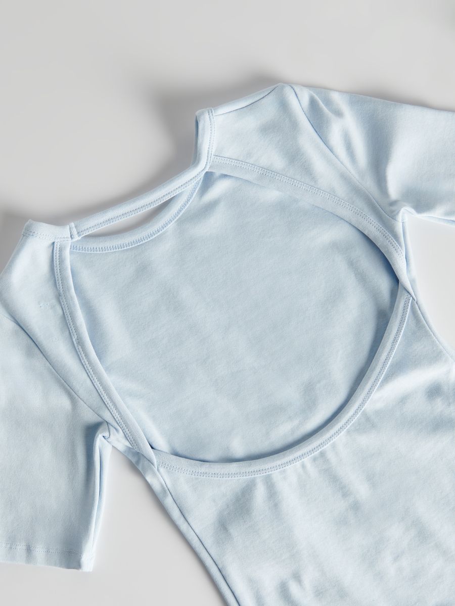 Body with open back - pale blue - RESERVED - 5