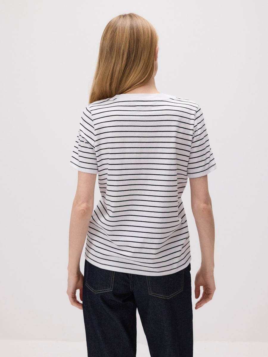 LADIES` T-SHIRT - multicolor - RESERVED - 2