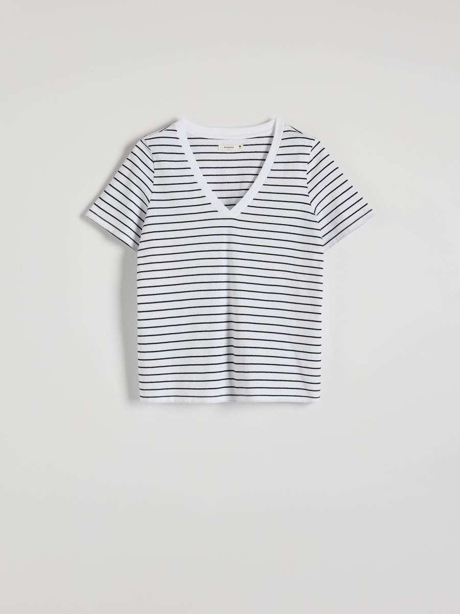 LADIES` T-SHIRT - multicolor - RESERVED - 5