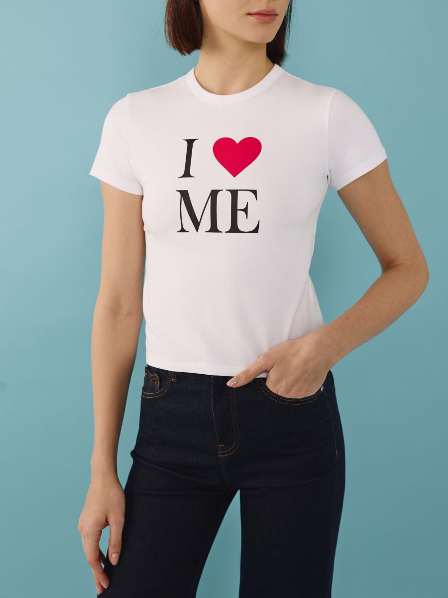 Regular fit printed T-shirt - white - RESERVED - 5