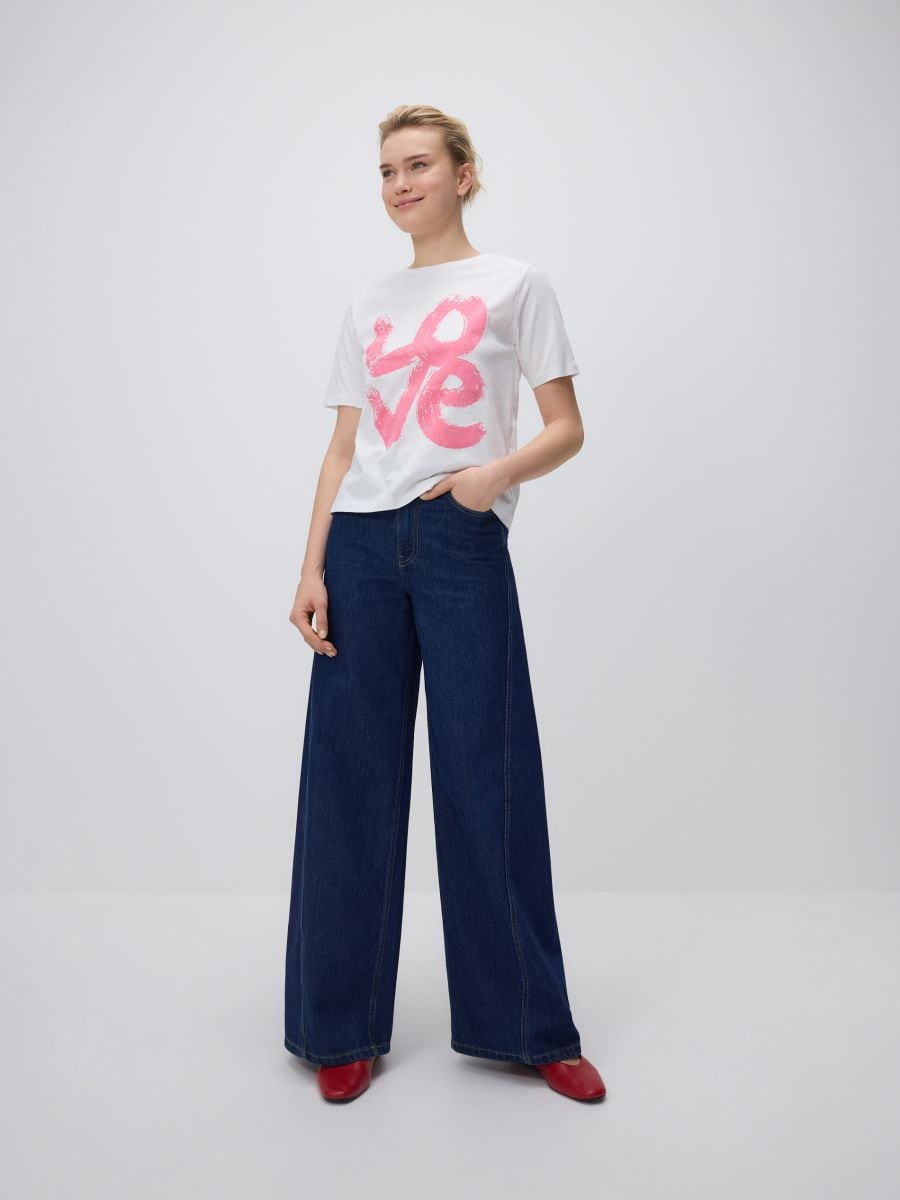 T-shirt with print - white - RESERVED - 3