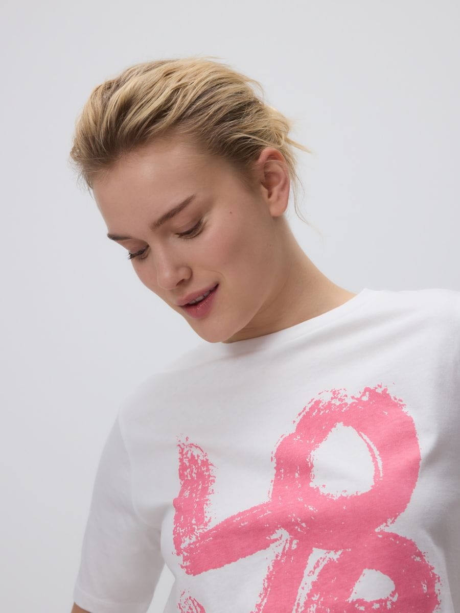 T-shirt with print - white - RESERVED - 4