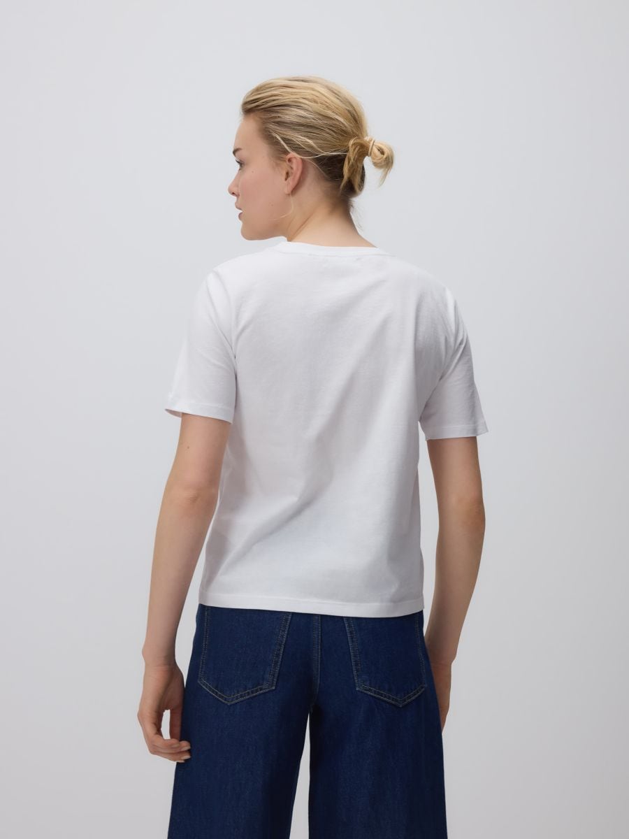 T-shirt with print - white - RESERVED - 5