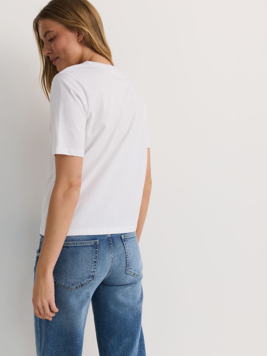 T-shirt with print - white - RESERVED - 5