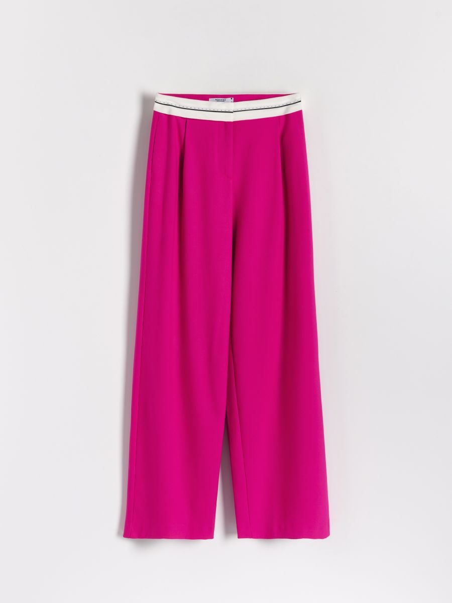 Trousers with pleats - fuchsia - RESERVED - 5