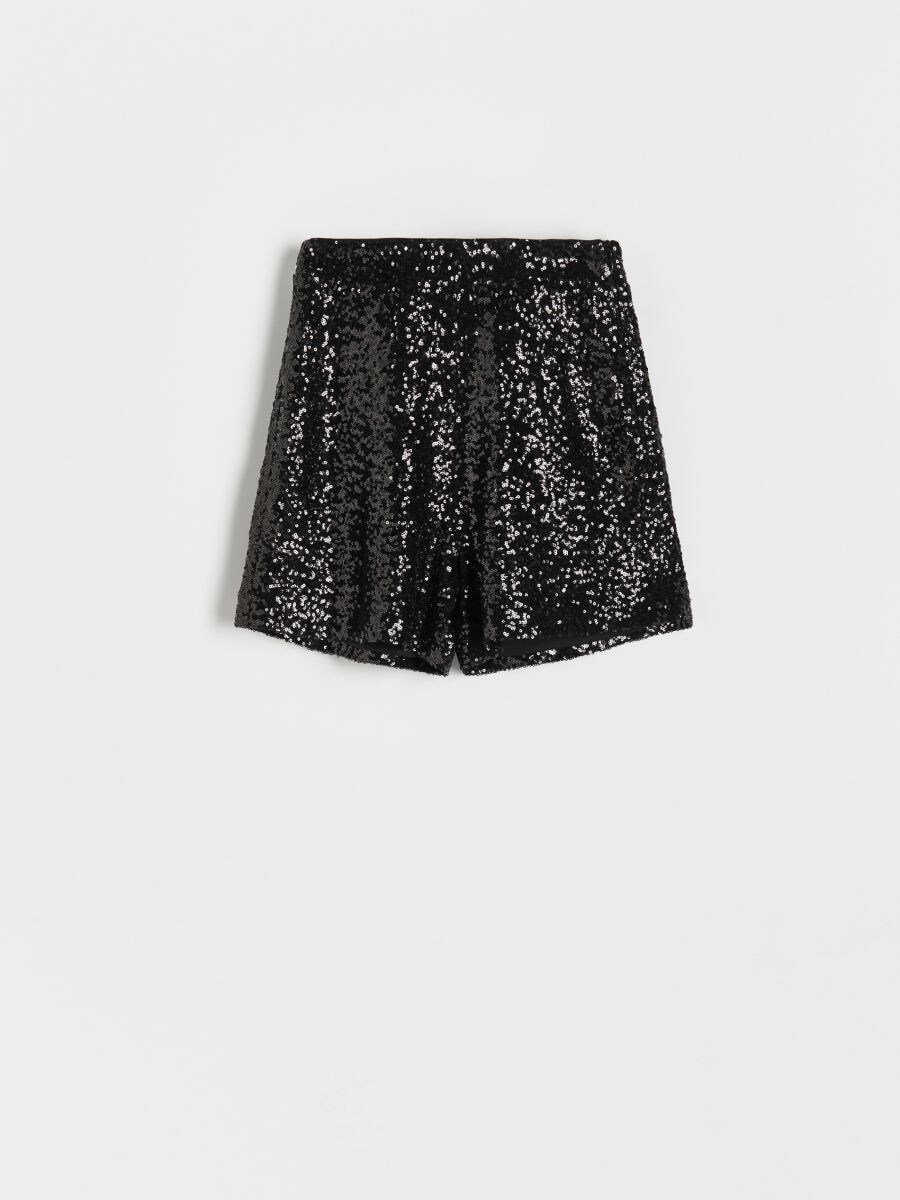 Sequin shorts - black - RESERVED - 3