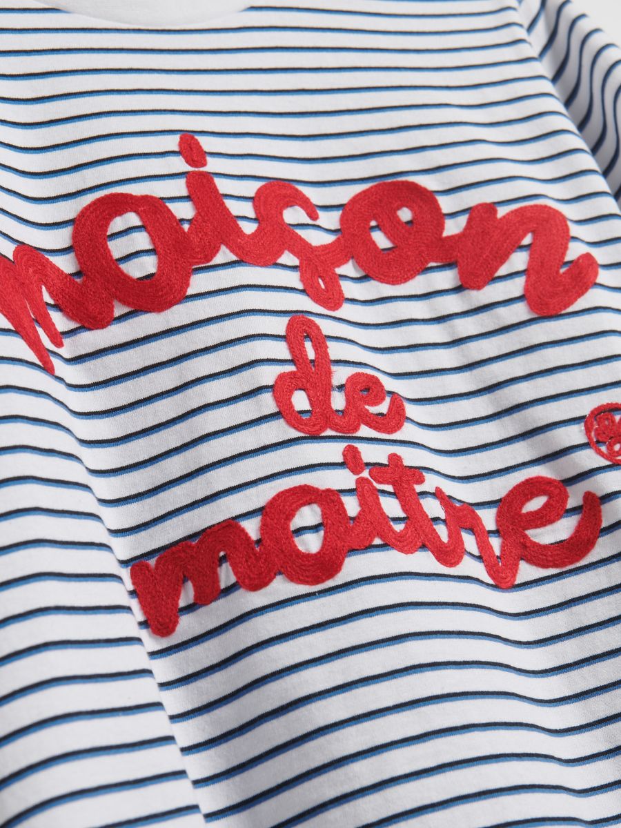 T-shirt with embroidery detailing - multicolor - RESERVED - 6