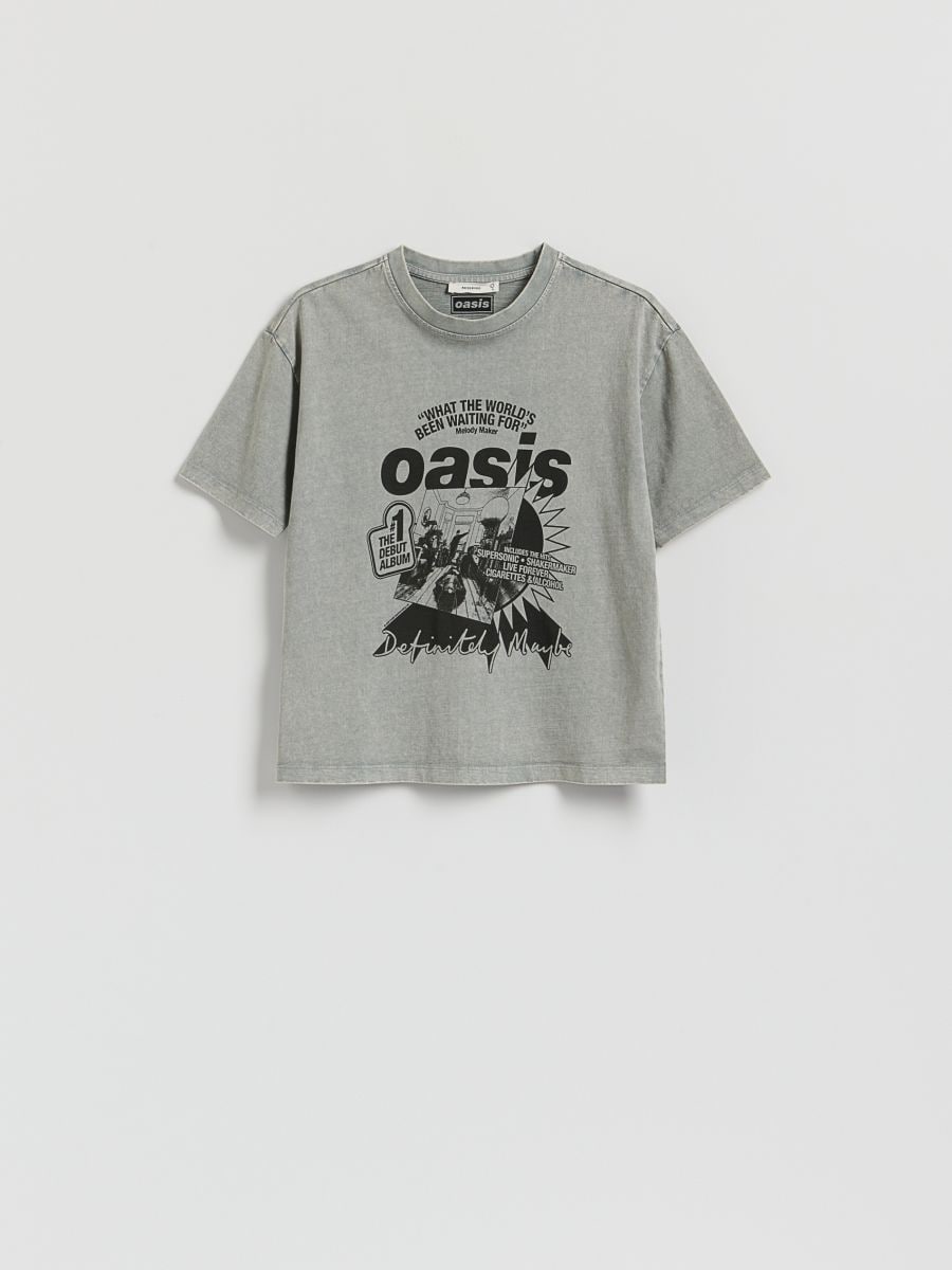 Oasis T-Shirt - dunkelgrau - RESERVED