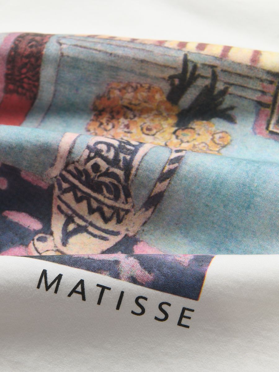 T-shirt with print - cream - RESERVED - 2