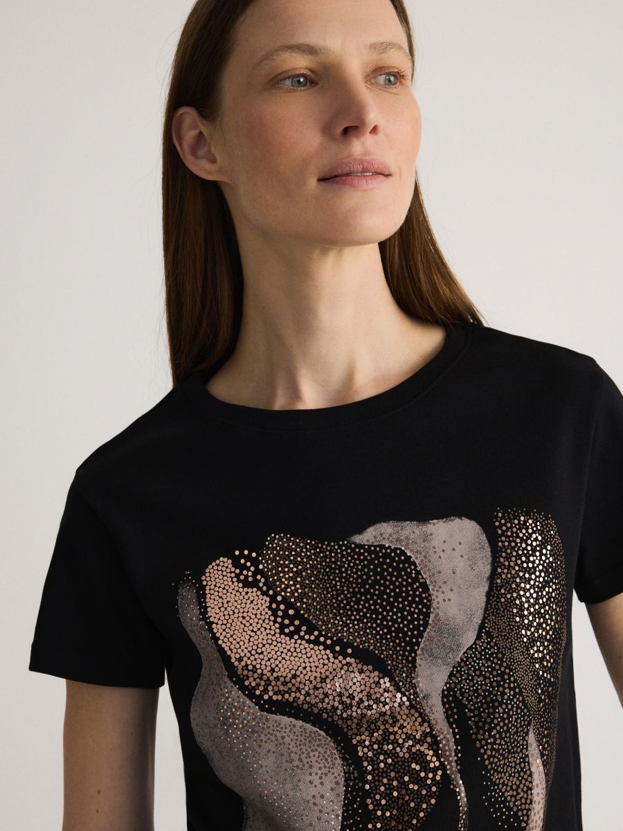 T-shirt with print - black - RESERVED - 2