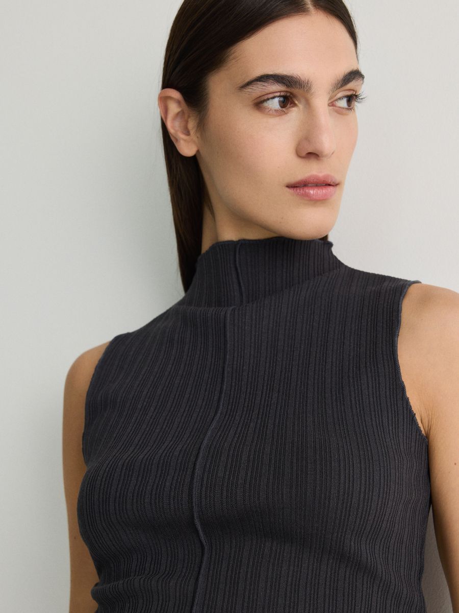 Cami top - dark grey - RESERVED - 3