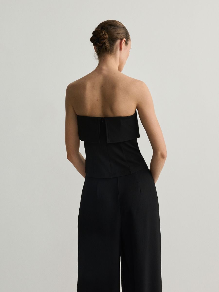 Top tip corset - negru - RESERVED - 3