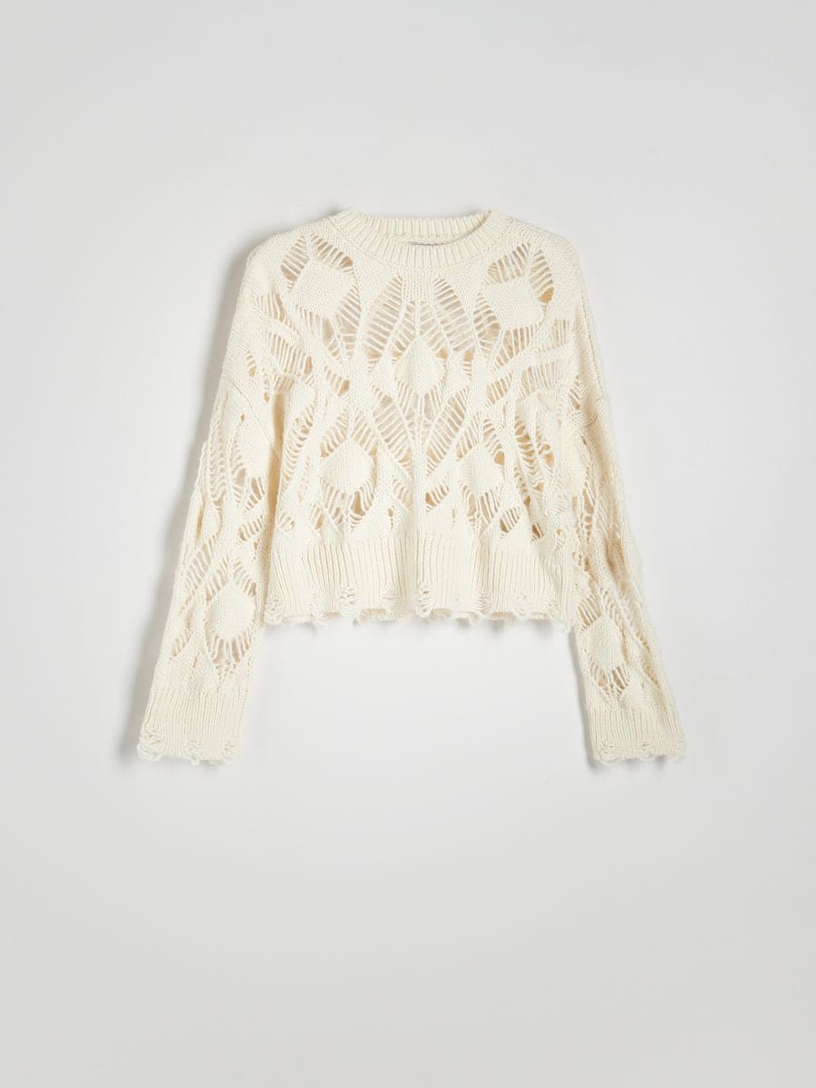 Openwork jumper - nude - RESERVED - 5