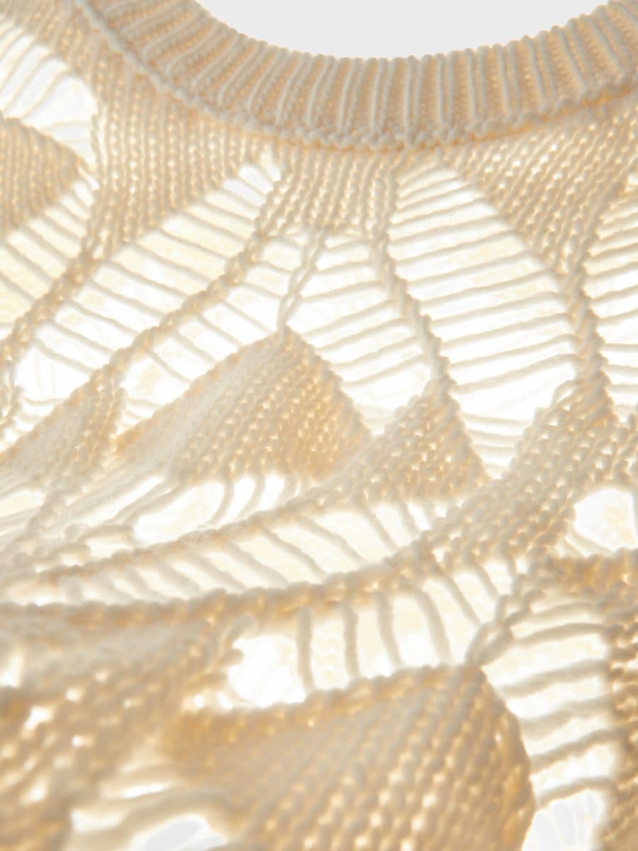 Openwork jumper - nude - RESERVED - 6