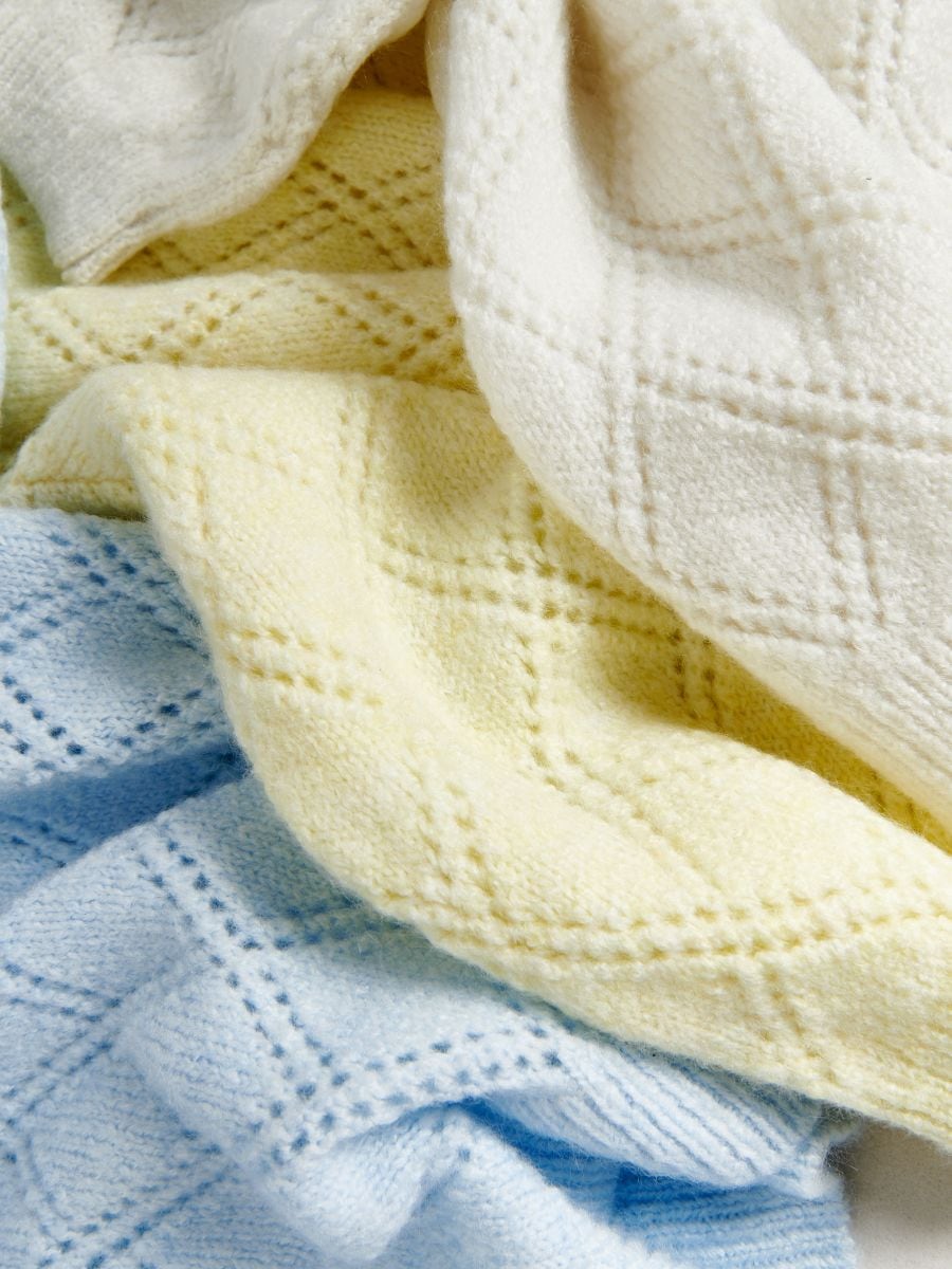 Openwork pattern jumper - pale blue - RESERVED - 6