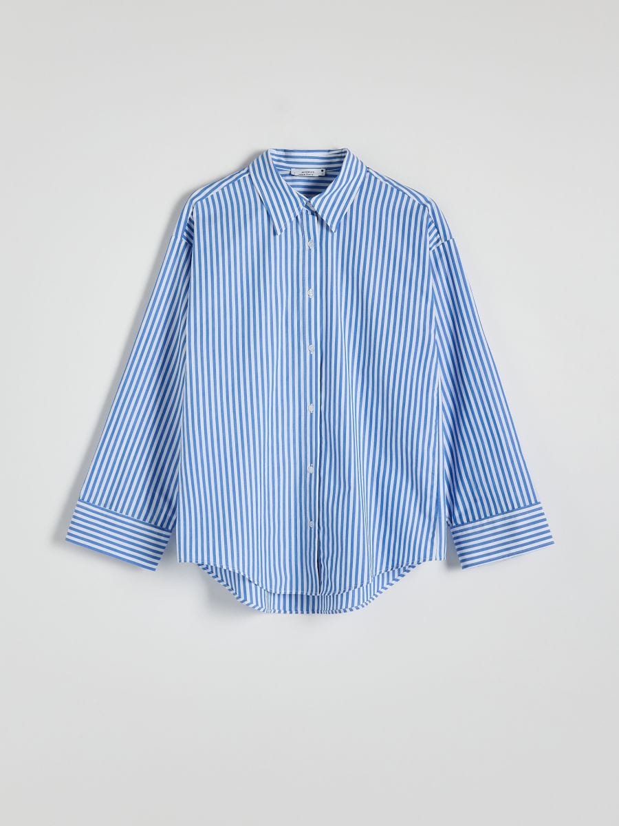 Camicia oversize a righe - blu - RESERVED - 5