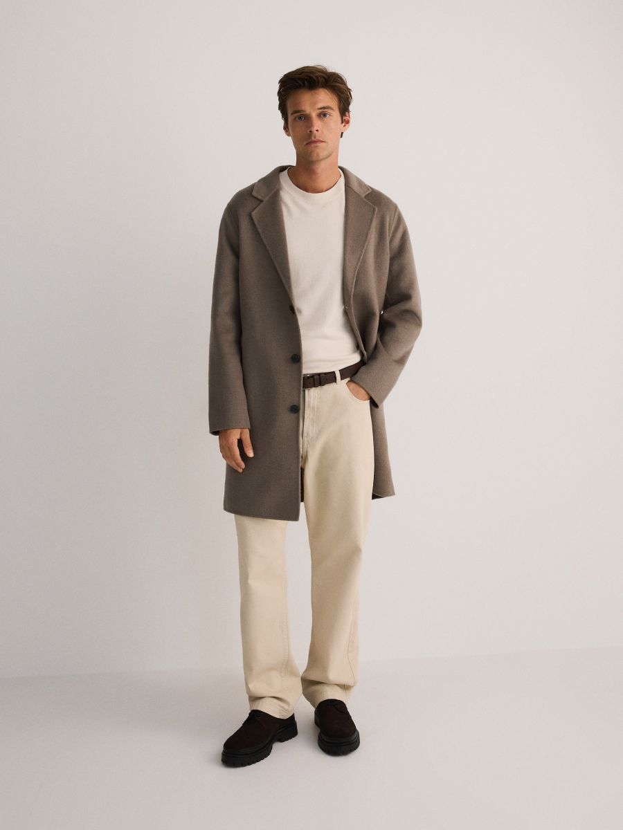 Pull en viscose majoritaire - crème - RESERVED - 2
