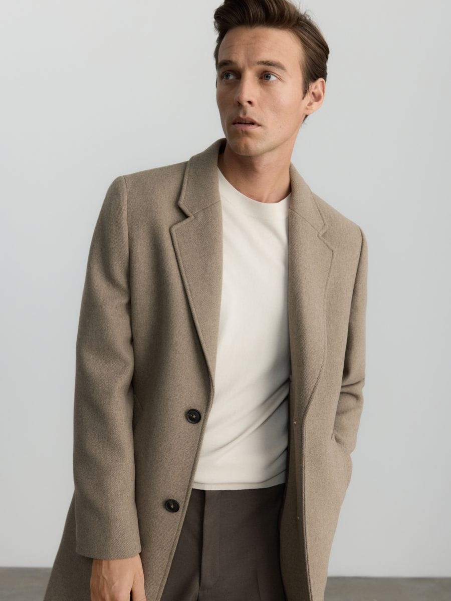 Pull en viscose majoritaire - crème - RESERVED - 3
