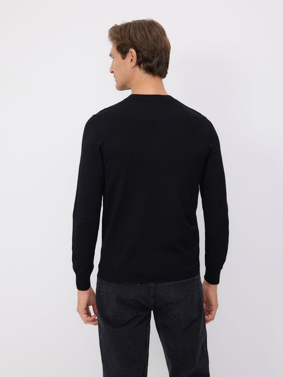 Viscose rich jumper - black - RESERVED - 3