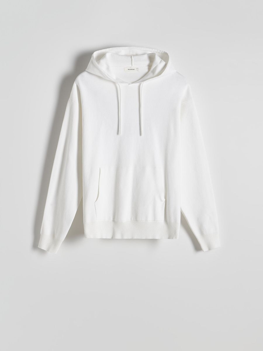 Pull à capuche simple - Blanc - RESERVED - 7