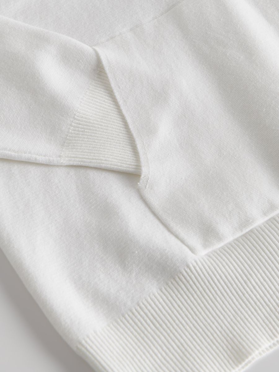 Pull à capuche simple - Blanc - RESERVED - 8