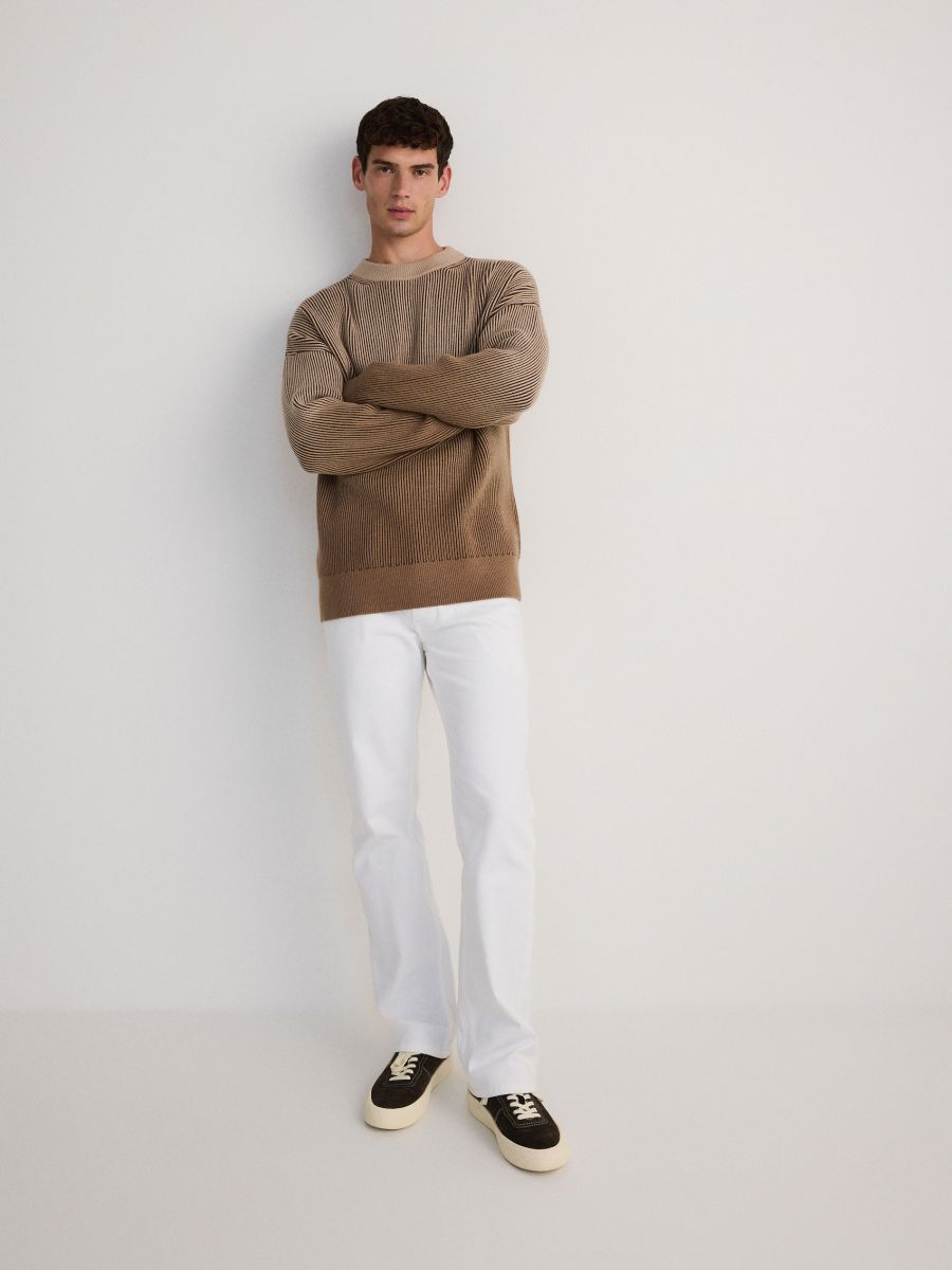 Pullover mit Ombré-Effekt - beige - RESERVED - 2