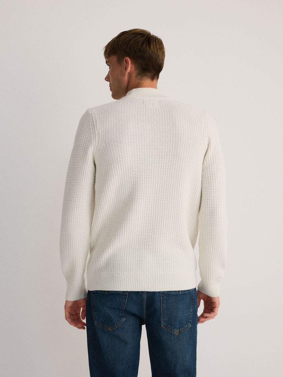 Turtleneck sweater - cream - RESERVED - 4