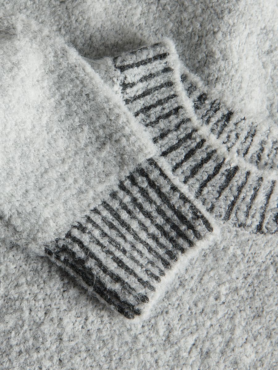Wool blend jumper - light grey - RESERVED - 7